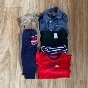 6 month baby boy bundle fall